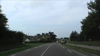 preview picture of video 'Driving Along Boulevard de la Manche & Route Touristique, Pléhérel Plage Vieux Bourg, Brittany'