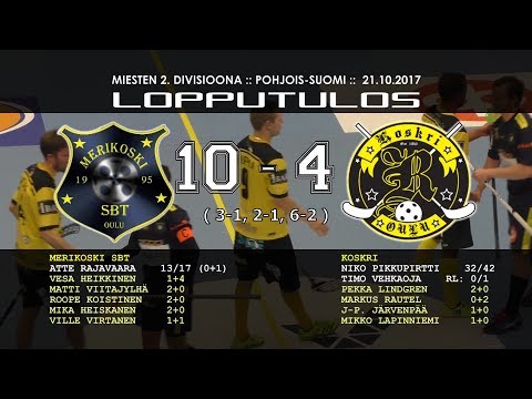 Highlights: Merikoski SBT vs. KoskRi (21.10.2017)