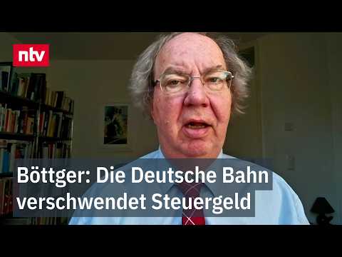 Video Thumbnail: Die gemeldete schwarze Null bedeute keineswegs ein Krisenende bei der Bahn, so Böttger | ntv