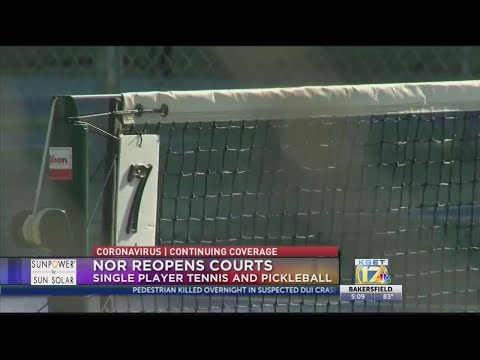 NOR Reopens Tennis And Pickleball Courts