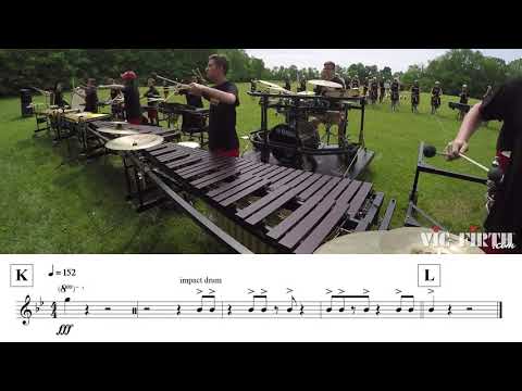 2016 Madison Scouts Front Ensemble   LEARN THE MUSIC to Overture