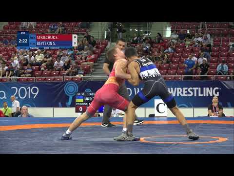 Repechage GR - 55 kg: E. STRILCHUK (UKR) v. S. BEYTEKIN (TUR)