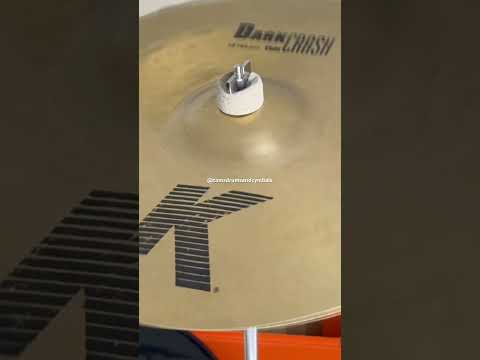 23 YEARS OLD BRILLIANT FINNISH PROTOTYPE 18” Zildjian K DARK THIN Crash 1420g image 10