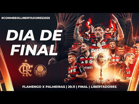 🔴 AO VIVO: PALMEIRAS x FLAMENGO | PRÉ-JOGO + NARRAÇÃO | CONMEBOL LIBERTADORES - FINAL (29/11/25)