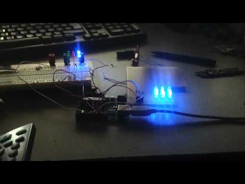 lampada beta con led rgb comandata IR + arduino