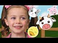 Moo Cow | Animal Sounds | What Does the Cow Say? | Story Time