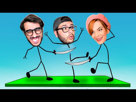 LA BATTAGLIA DEGLI STICKMAN CON I MIEI AMICI!