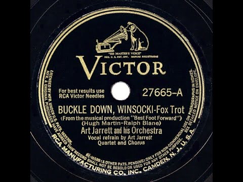1941 Art Jarrett - Buckle Down Winsocki (Art Jarrett & chorus, vocal)
