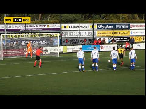 DVS'33 Ermelo - HSV Hoek 2-0: Olivier Pilon