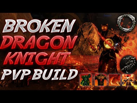 MOST BROKEN Dragonknight PvP Build in ESO 🔥 INSANE DAMAGE | SOLO 1vX Build 🔥 | ESO DK Firesong