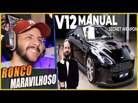 RS REAGE O ronco mais afinado do mundo! Aston Martin V12 manual com uma arma secreta.