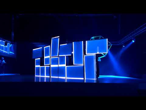 choreografia z wykorzystaniem systemu BlackTrax, Gala 25-lecia firmy Warbud