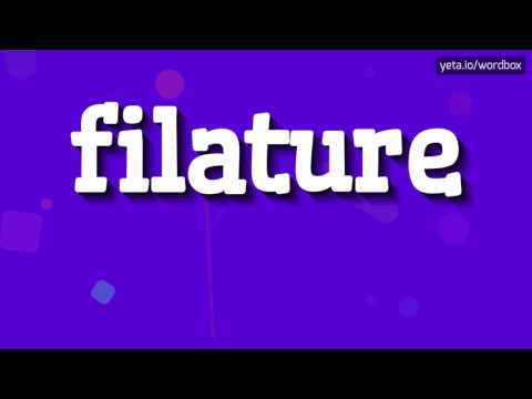 FILATURE - HOW TO PRONOUNCE IT!?