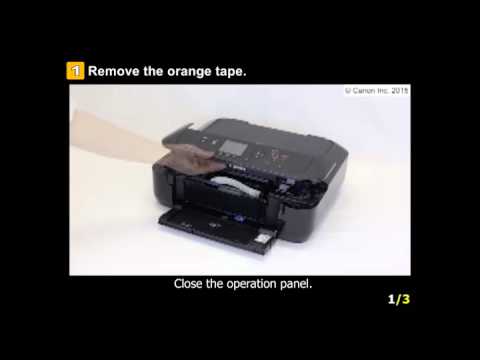 Thumbnail for PIXMA MG5720: Setting Up the Printer
