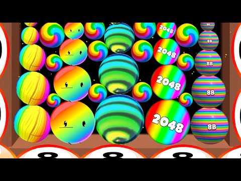 Blob Merge 3d vs surround and merge - ball run 2048 Gameplay walkthrough New update level part #9