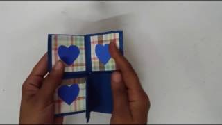 Easy Never Ending Card * Without Glue* Tutorial | How To | CraftLas
