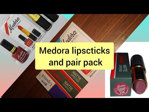 Medora lipstick shades and pair pack
