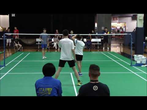 2019 USA Badminton Junior National  XD U17 Final Game - AaronBai_AllisonLee vs PresleySmith_RachelYe