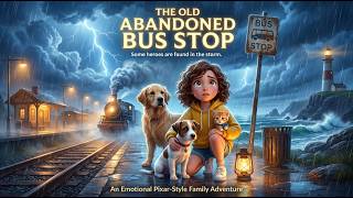 The Puppy at the Old Abandoned Bus Stop | Emotional Adventure | Easy English Listening Practice (A2)