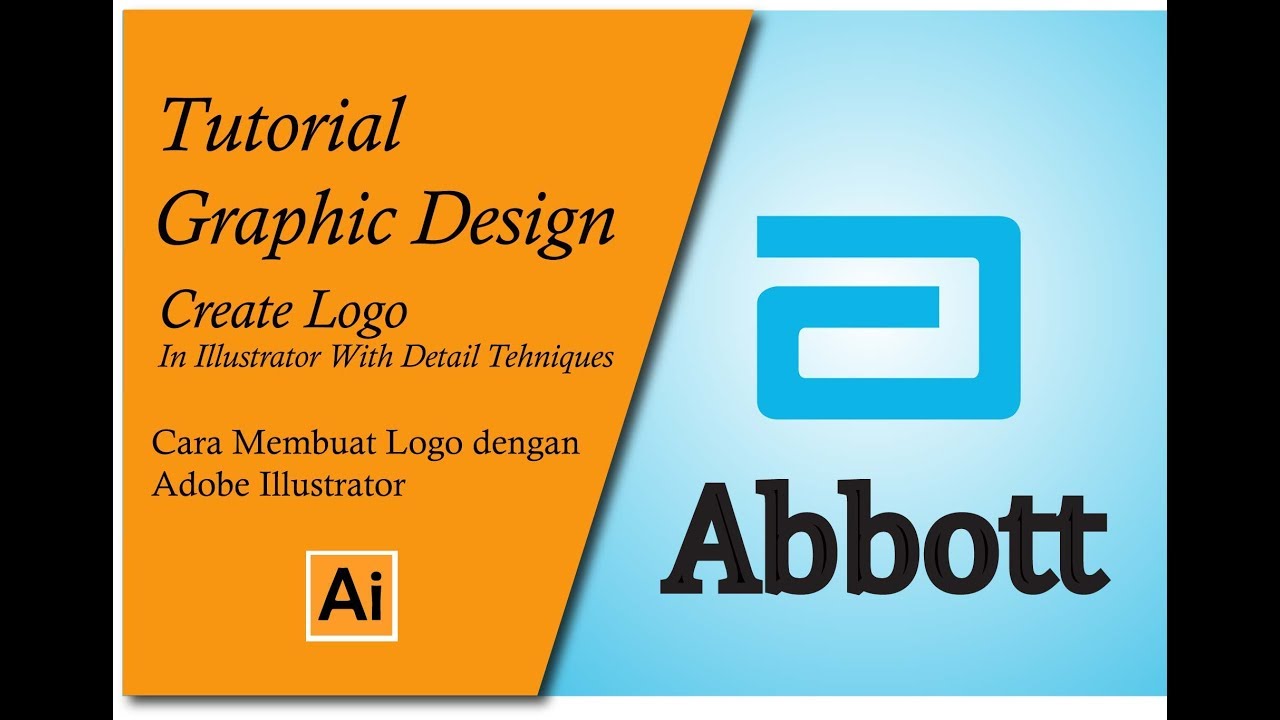 Tutorial How To Make Abbott Logo With Adobe Illustrator Corel