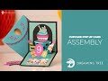 SVG File Cupcake Pop Up Card Assembly Tutorial For Cricut Silhouette And ScanNCut