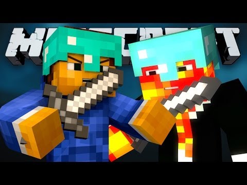 EPIC BRAWLER BATTLE! (Minecraft Survival Games Classes with Preston and Woof!)
