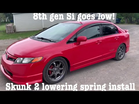 8th gen si - Skunk 2 lowering springs!