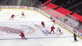 Red Wings first training camp scrimmage