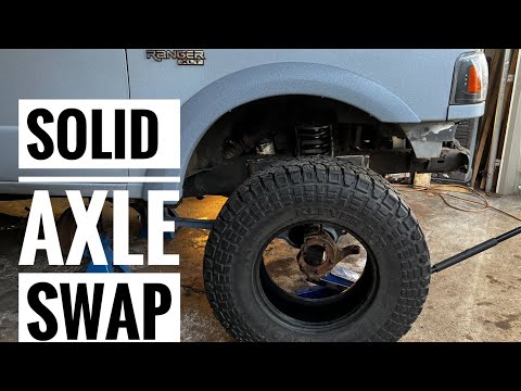 How to - Solid Axle Swap Your Truck? Part 1/2 (2002 Ford Ranger)