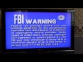 RARE FBI SCREEN ON A PLAYHOUSE VIDEO VHS