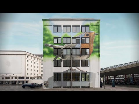 "Robin the Great" – Das Graffiti Rotkehlchen am Bremer Hauptbahnhof