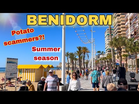 Burst in Tourism - Benidorm Levante Beach! 🏖️☀️ #benidormbyana