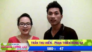 SBD 47 Trần Thu Hiền & Phan Thiên Hùng Ca - Đại học Kinh Tế