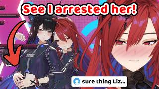 Liz is finally caught Nerissa... with her warm embrace...