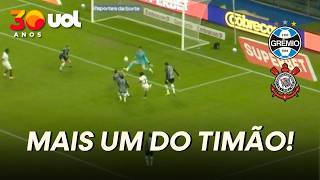 CORINTHIANS FAZ O TERCEIRO CONTRA O GRÊMIO! KAIO CÉSAR FINALIZA COM CATEGORIA PARA AMPLIAR O PLACAR