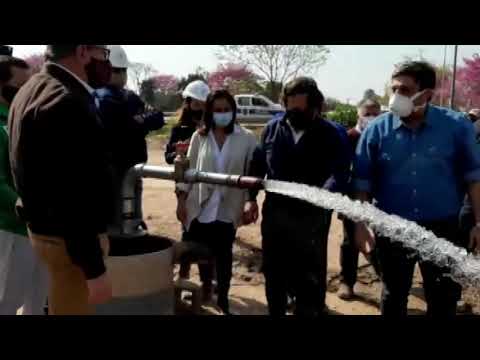 El Gobernador verificó el fin de obra del pozo de agua de Tartagal
