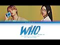 [KARAOKE] Jimin (지민) Who (2 members ver.) (Color Coded Lyrics)