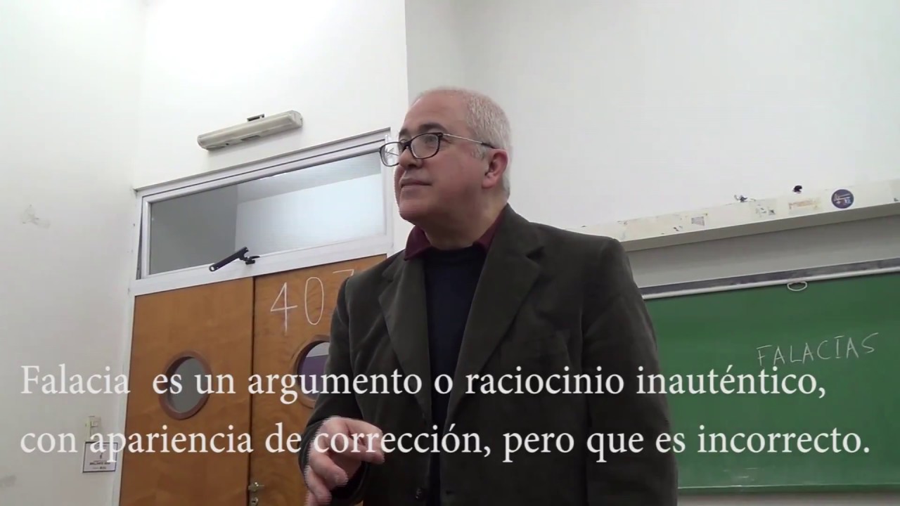 Argumento correcto y falacias.  Prof.  Claudio Mayeregger.-