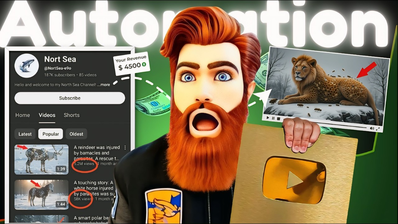 How I Make Original AI Videos for Faceless YouTube automation Channels (Full Course)