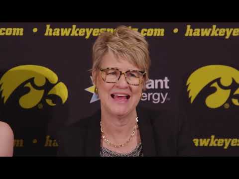 Iowa vs Wisconsin WBB Press Conference