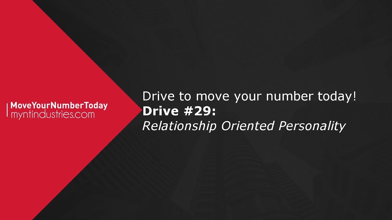 4 personality types at work - Relationship Oriented