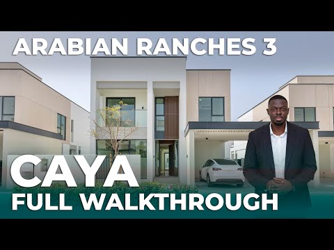 Caya 4 Bedroom Villa Full Walkthrough Tour- Arabian Ranches 3