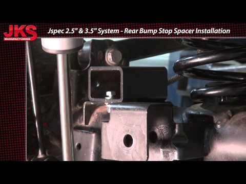 JKS Jspec Suspension Install - JK Rear Bump Stop Installation