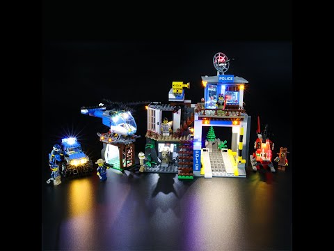 BriksMax Light Kit For Lego Mountain Police Headquarters 60174