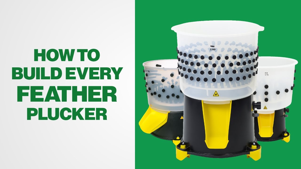 How To Build Every Feather Plucker - Same Setup For All iPluck Pluckers | Hatching Time