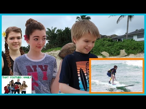 Surfing, Snorkeling, And Cracking Coconuts/ That YouTub3 Family