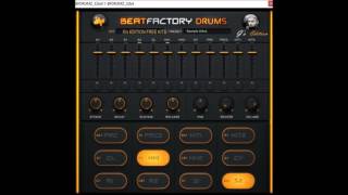 Video thumbnail for Beat Factory Drums G's edition free kits by Beatskillz by UPROAR 24