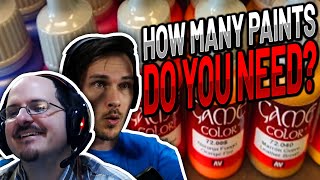 "You need A LOT of paints to be a GOOD PAINTER" Miniaturepainting Mythbusting S01E01