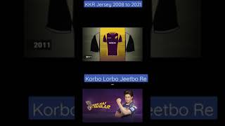KKR Jersey 2008 to 2021 #Shorts