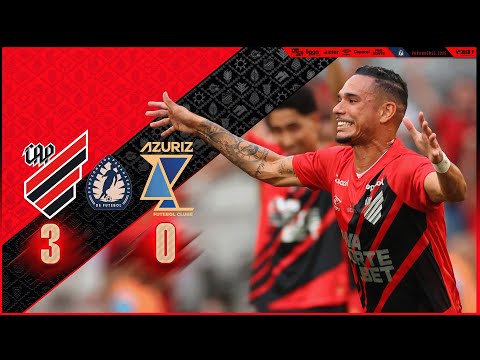 Gols e lances de Athletico Paranaense x Azuriz